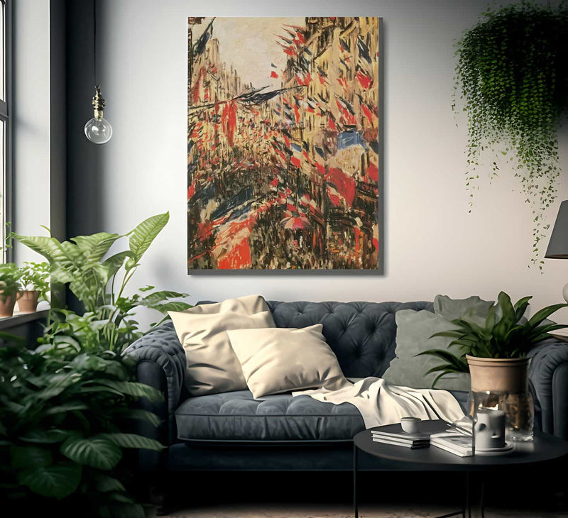 The Rue Saint Denis By Claude Monet Fine Art Print