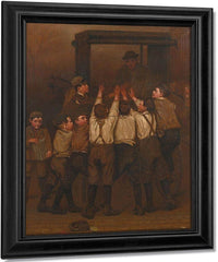 The Rush For Evening Papers By John George Brown Fine Art Print
