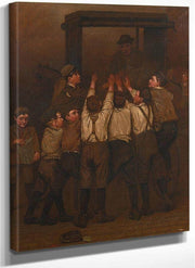 The Rush For Evening Papers By John George Brown Fine Art Print