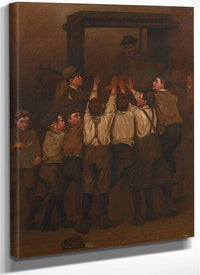 The Rush For Evening Papers By John George Brown Fine Art Print