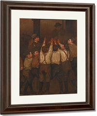 The Rush For Evening Papers By John George Brown Fine Art Print