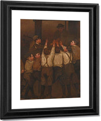 The Rush For Evening Papers By John George Brown Fine Art Print