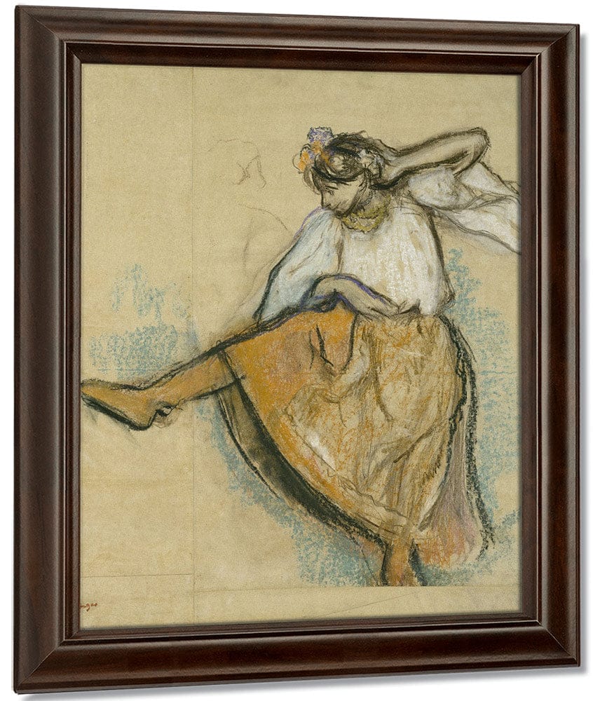 The Russian Dancer By Edgar Degas Fine Art Print