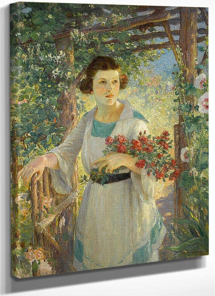 The Rustic Gate By Colin Campbell Cooper Fine Art Print