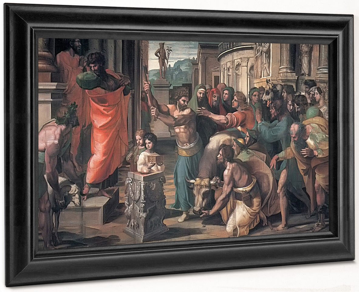 The Sacrifice At Lystra By John Waterhouse Fine Art Print