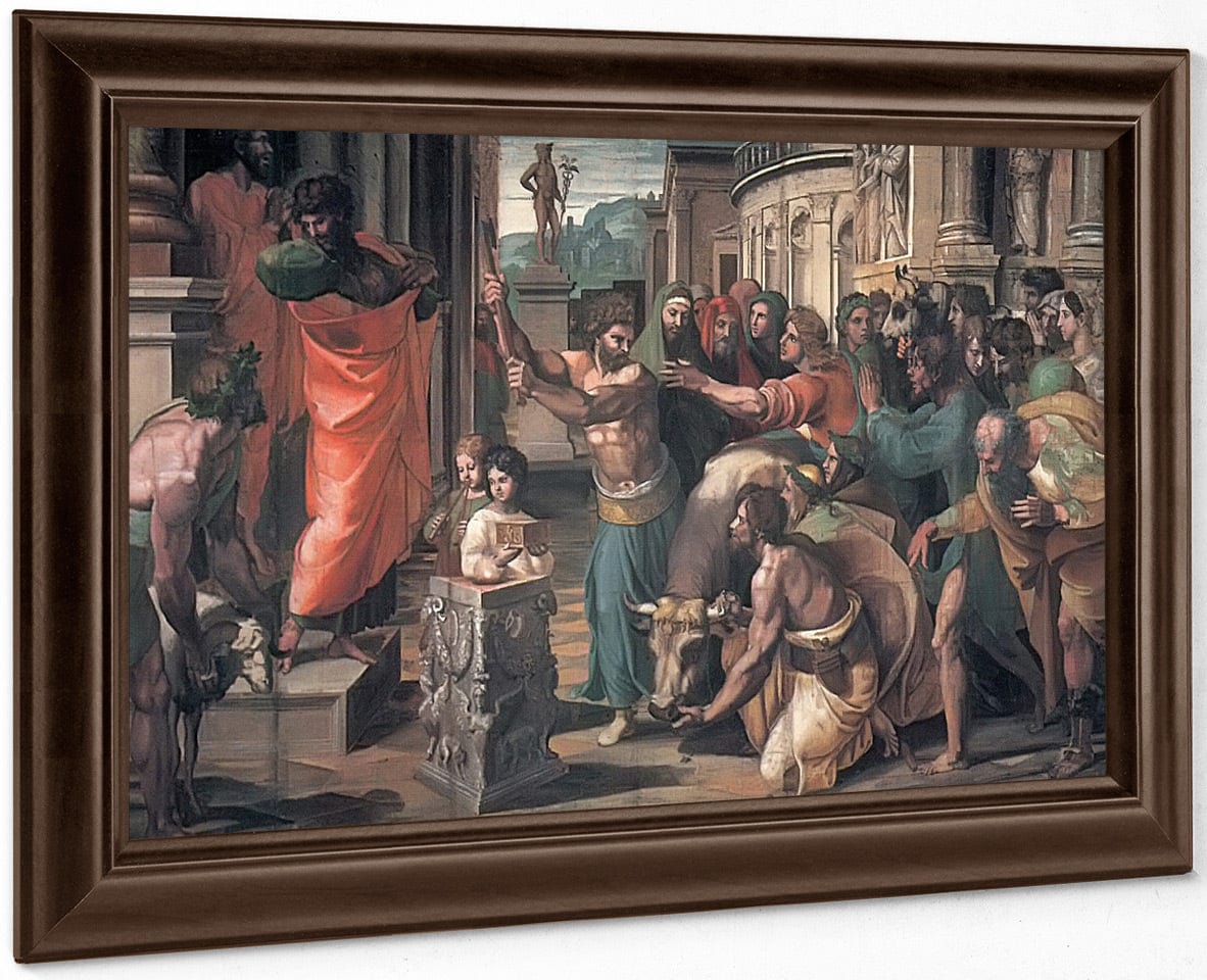 The Sacrifice At Lystra By John Waterhouse Fine Art Print