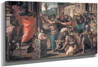 The Sacrifice At Lystra By John Waterhouse Fine Art Print