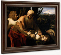 The Sacrifice Of Isaac 1602 By Caravaggio Fine Art Print