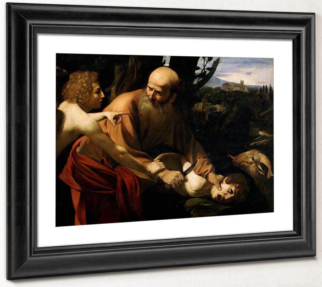 The Sacrifice Of Isaac 1602 By Caravaggio Fine Art Print