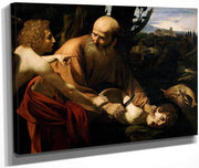 The Sacrifice Of Isaac 1602 By Caravaggio Fine Art Print