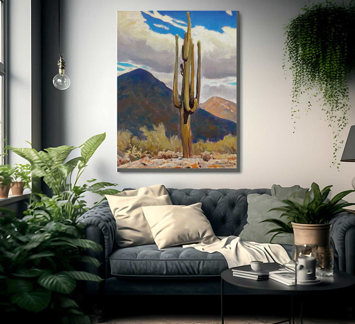The Saguaro By Maynard Dixon Fine Art Print