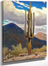 The Saguaro By Maynard Dixon Fine Art Print