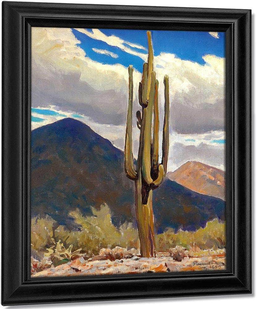 The Saguaro By Maynard Dixon Fine Art Print