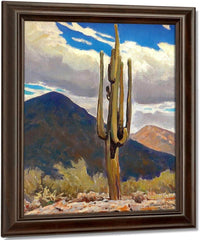 The Saguaro By Maynard Dixon Fine Art Print