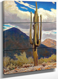 The Saguaro By Maynard Dixon Fine Art Print