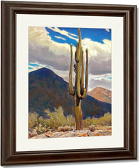 The Saguaro By Maynard Dixon Fine Art Print