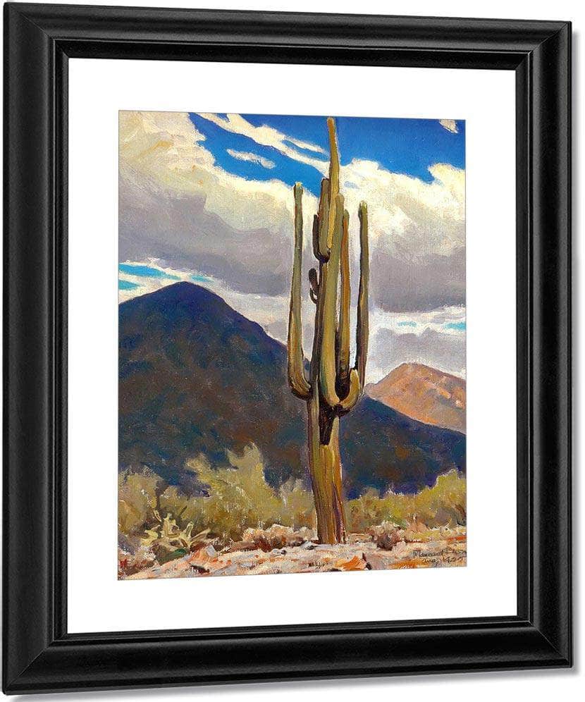 The Saguaro By Maynard Dixon Fine Art Print