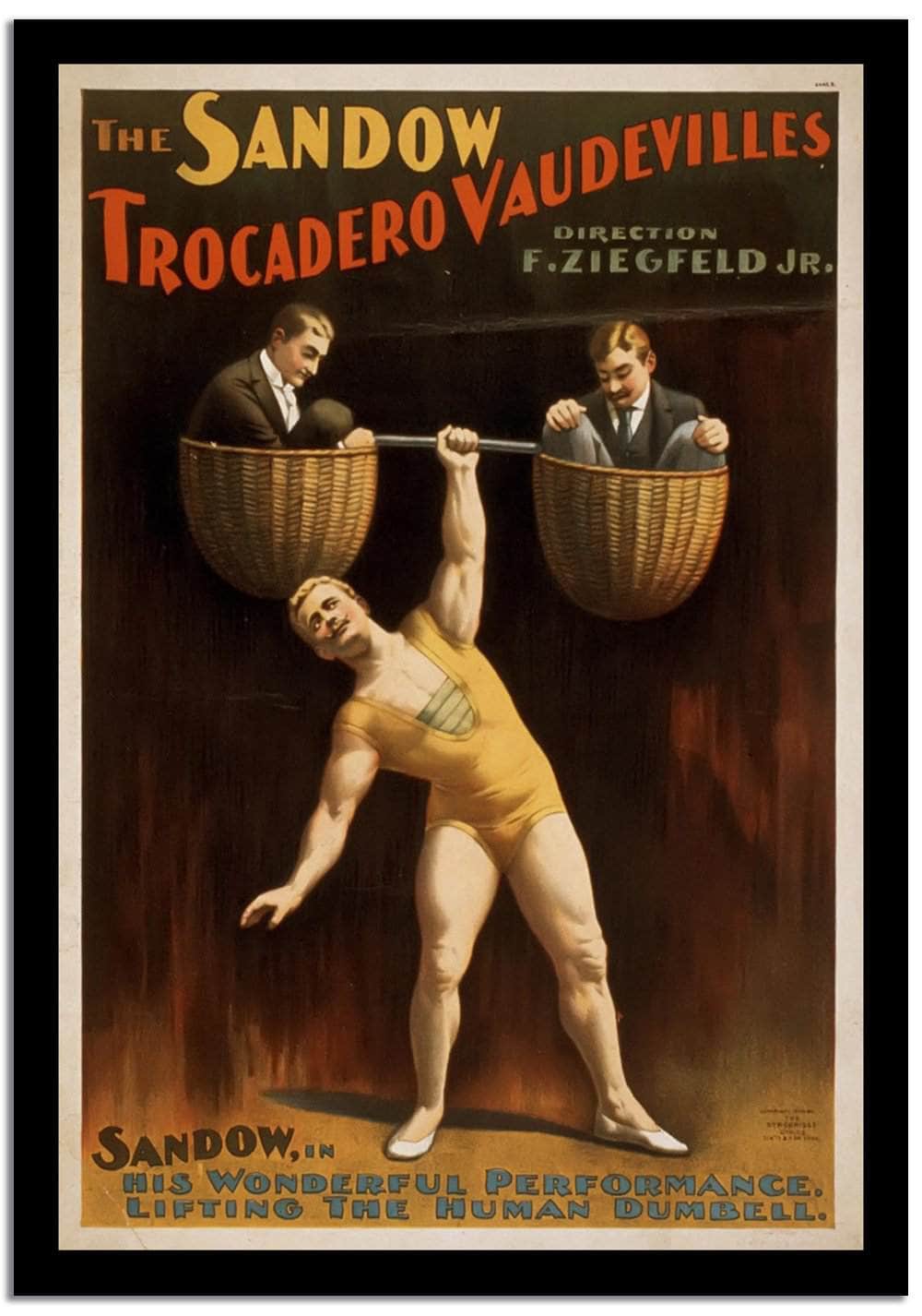 The Sandow  Vintage Poster Fine Art Print