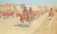 The Santa Fe Trade By Frederic Remington Fine Art Print