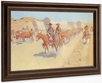 The Santa Fe Trade By Frederic Remington Fine Art Print