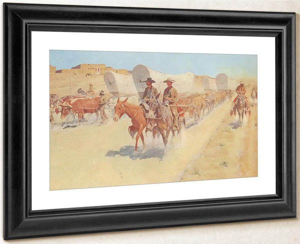 The Santa Fe Trade By Frederic Remington Fine Art Print
