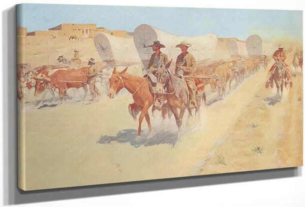 The Santa Fe Trade By Frederic Remington Fine Art Print