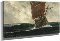 The Santa Maria At Sea By Michael Zeno Diemer Fine Art Print