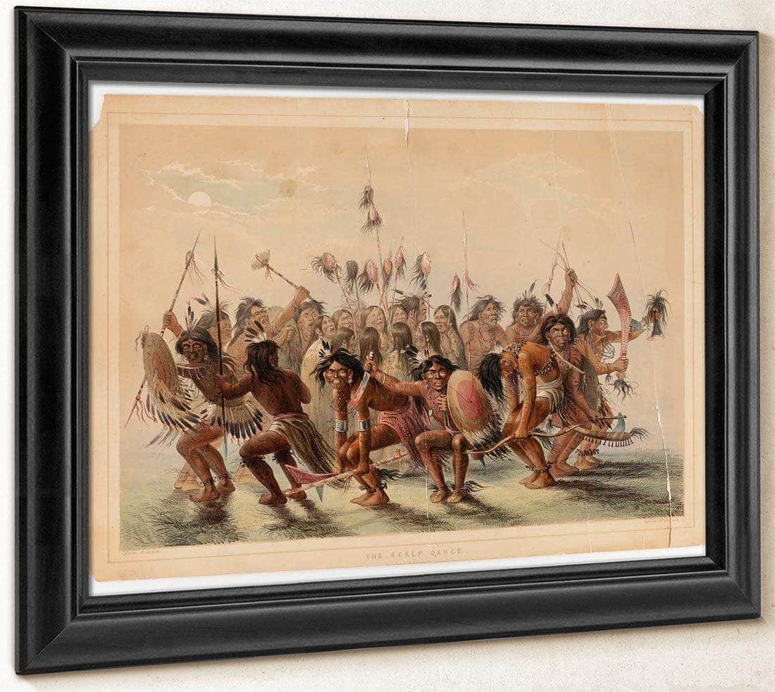 The Scalp Dance By George Catlin Fine Art Print