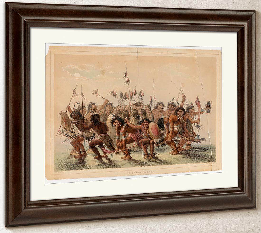 The Scalp Dance By George Catlin Fine Art Print