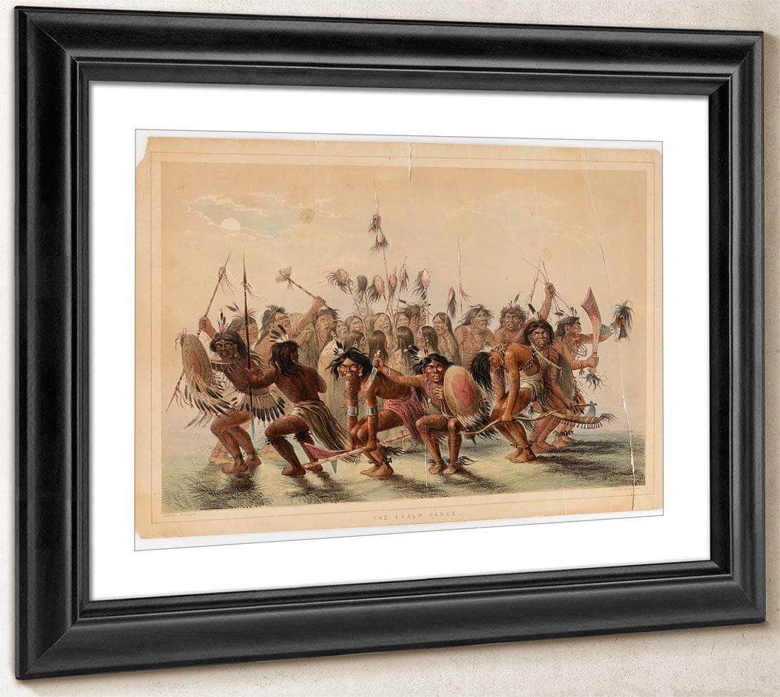 The Scalp Dance By George Catlin Fine Art Print