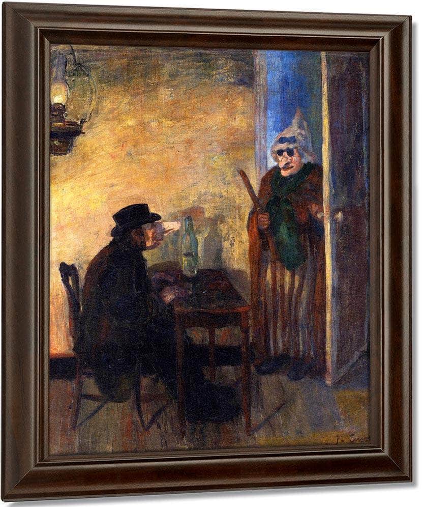 The Scandalized Masks By James Ensor Fine Art Print