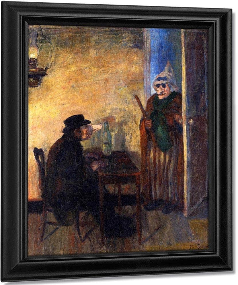 The Scandalized Masks By James Ensor Fine Art Print