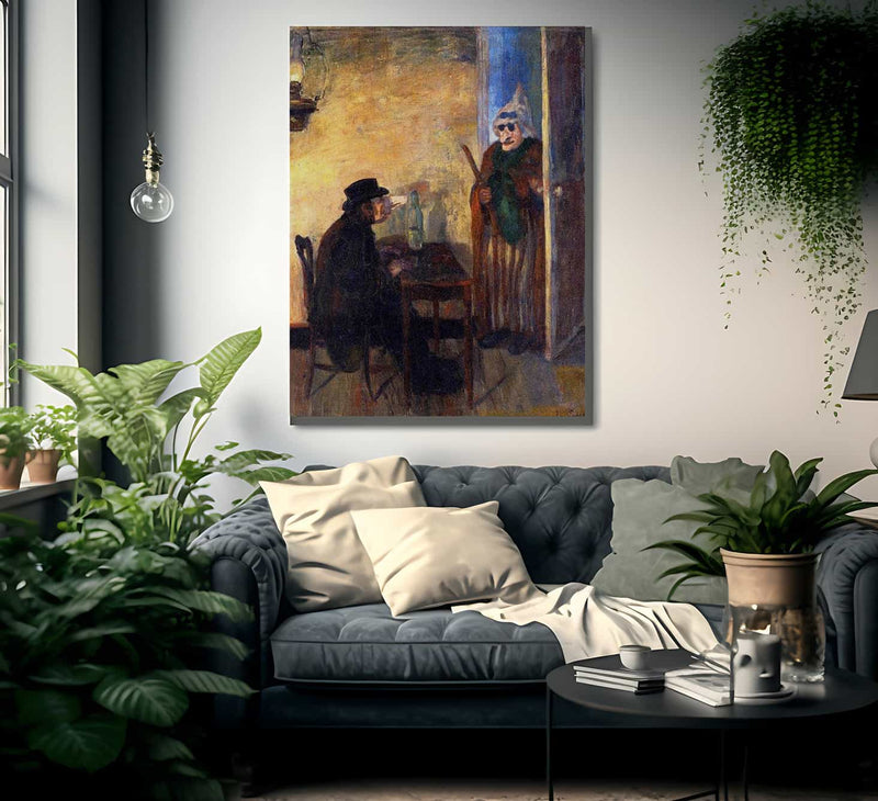 The Scandalized Masks By James Ensor Fine Art Print