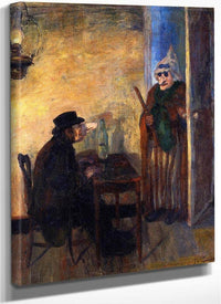 The Scandalized Masks By James Ensor Fine Art Print