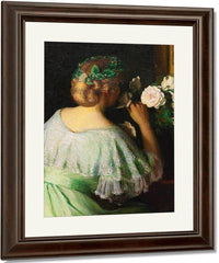 The Scent Of Roses By Lilla Cabot Perry Fine Art Print