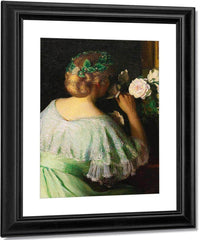 The Scent Of Roses By Lilla Cabot Perry Fine Art Print