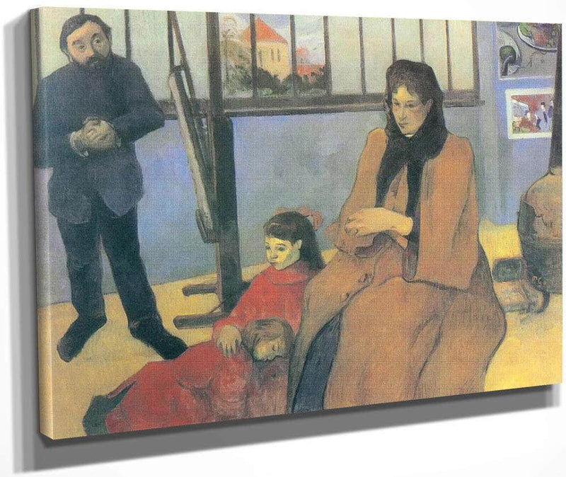 The Schuffenecker Family By Paul Gauguin Fine Art Print
