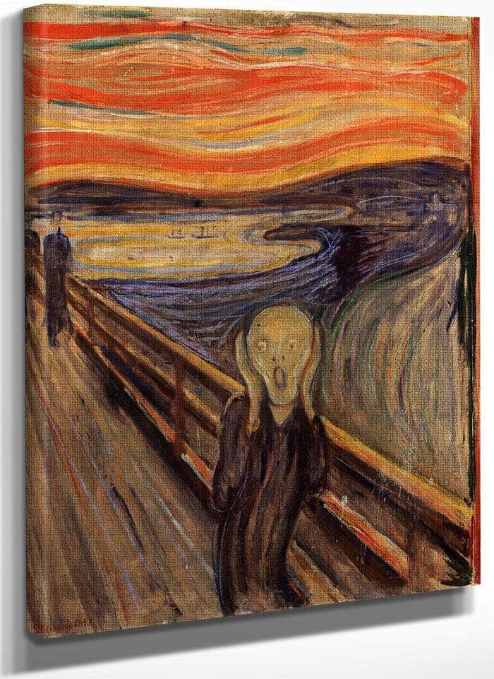 The Scream 1893 1893 By Edvard Munch Fine Art Print