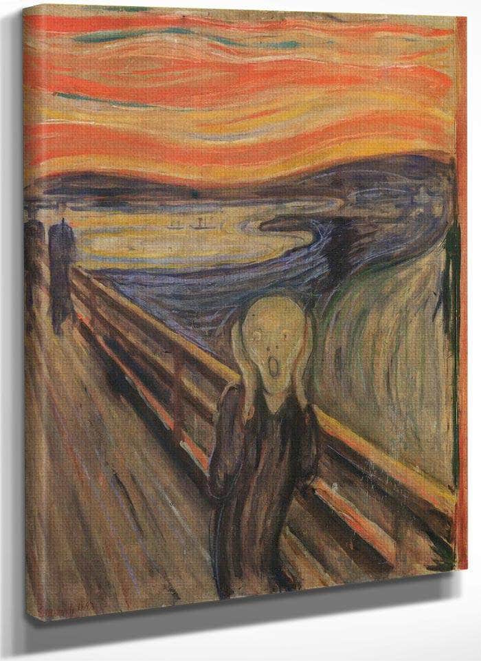 The Scream 1893 By Edvard Munch Fine Art Print
