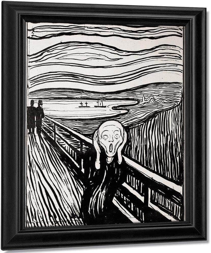 The Scream 1895 By Edvard Munch Fine Art Print