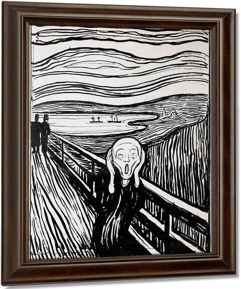 The Scream 1895 By Edvard Munch Fine Art Print