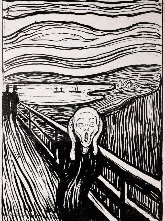 The Scream 1895 By Edvard Munch Fine Art Print