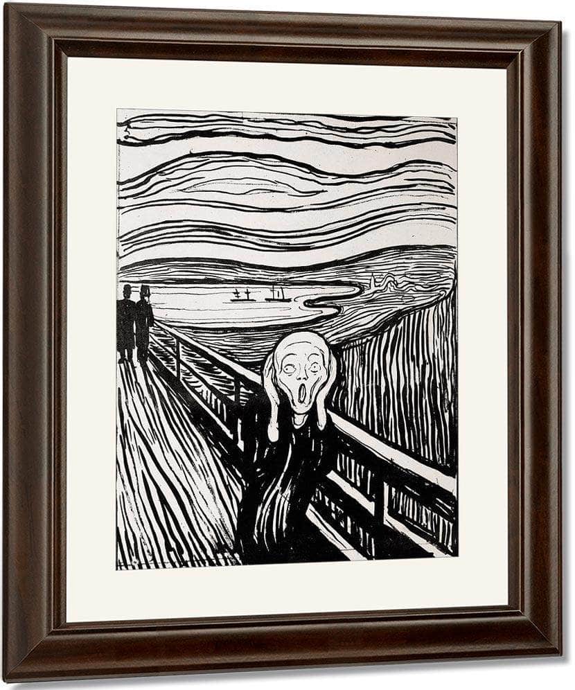 The Scream 1895 By Edvard Munch Fine Art Print