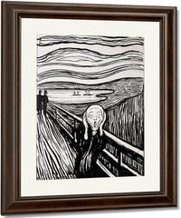 The Scream 1895 By Edvard Munch Fine Art Print