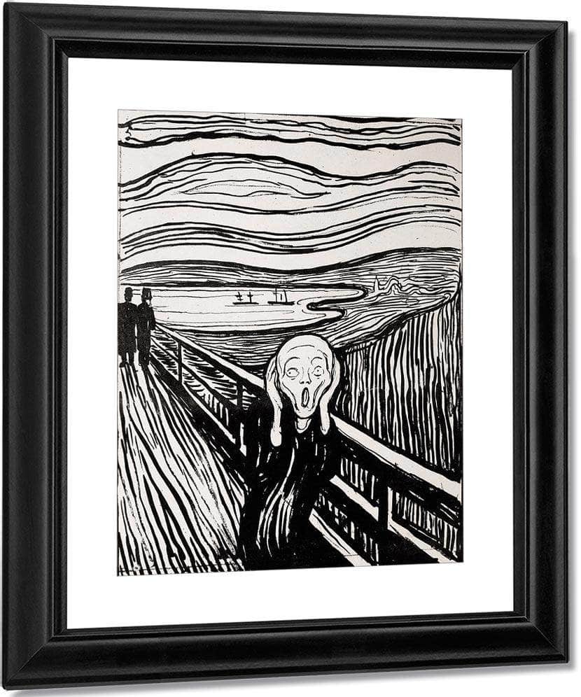 The Scream 1895 By Edvard Munch Fine Art Print