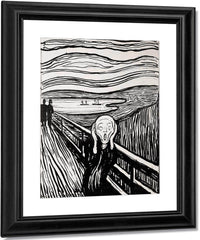The Scream 1895 By Edvard Munch Fine Art Print