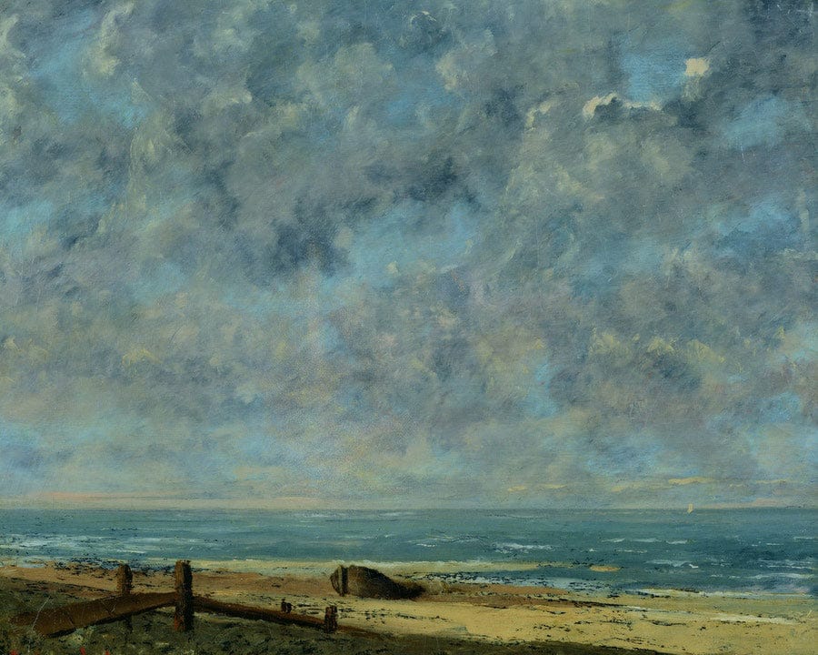 The Sea 1 By Jean Desire Gustave Courbet Fine Art Print