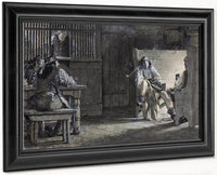 The Sea Rogues Moon Liberty Magazine Story Illustration 1928 By Norman Mills Price Fine Art Print