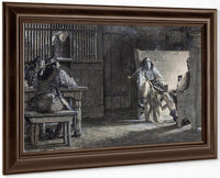 The Sea Rogues Moon Liberty Magazine Story Illustration 1928 By Norman Mills Price Fine Art Print