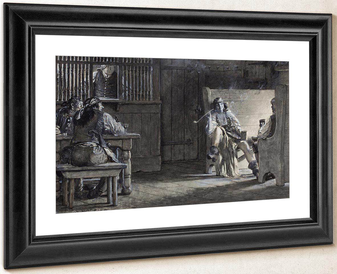 The Sea Rogues Moon Liberty Magazine Story Illustration 1928 By Norman Mills Price Fine Art Print